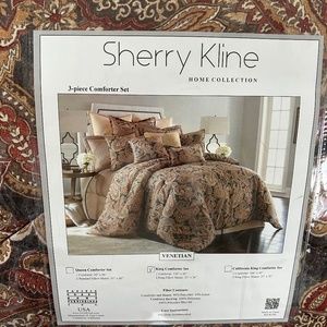 SUMMER SALE! New King Comforter Set - Sherry Kline Home Collection